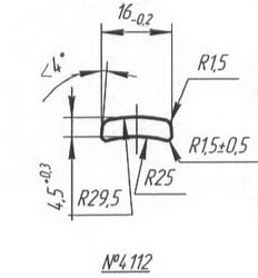 Titanium profile for medical implants (Bone Screws/Plates, Spine, etc.) #4112