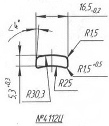 Titanium profile for medical implants (Bone Screws/Plates, Spine, etc.) #4112c