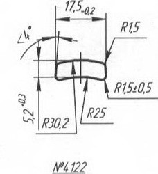 Titanium profile for medical implants (Bone Screws/Plates, Spine, etc.) #4122