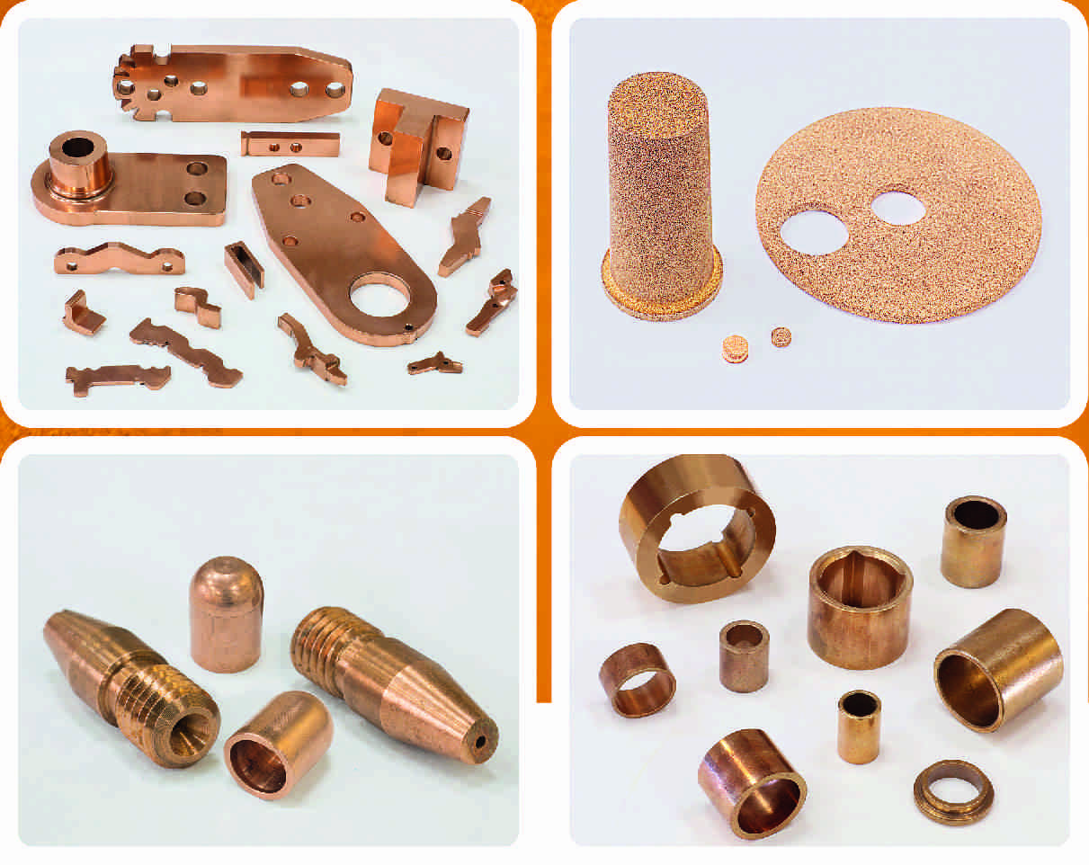 Powder metallurgy copper parts for sale