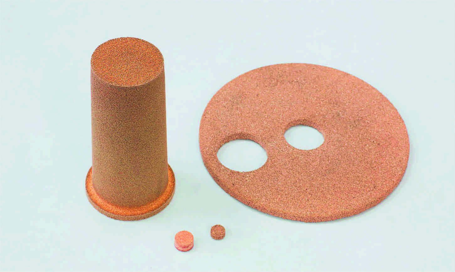 Copper filter, silencer, porous partition for sale